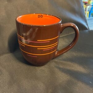 Brown and Orange Coffee Mug Dunkin’ Donuts